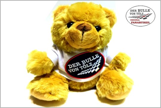 Teddybär Benno mit T-Shirt - gross - goldbraun