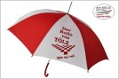 Regenschirm - cooler Automatikschirm in rot weiß
